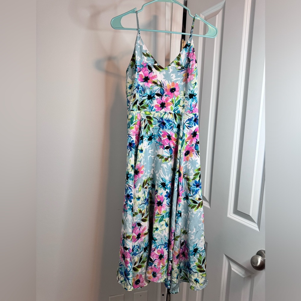 Yumi Kim pink and blue floral dress
